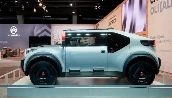 Car in exhibition, AutoSalon in Brussels